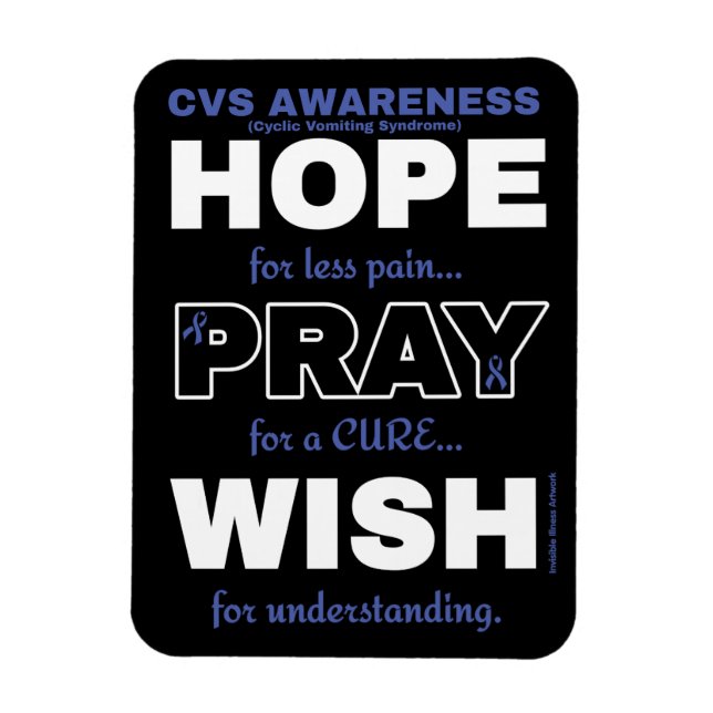 Hoffnung Betet Wish...CVS Magnet (Vertikal)