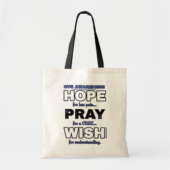 Hoffnung Betet Wish...CVS Tragetasche (Vorne)