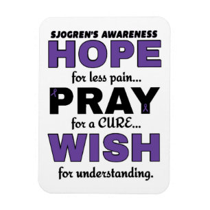 Hoffnung Betet Wish.. Sjogrens Magnet