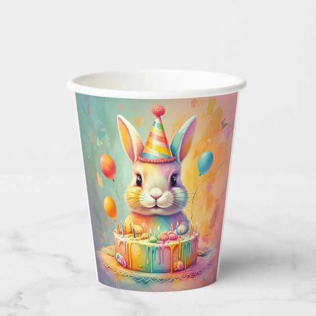 " HOFFNUNG BIRTHDAY LIGHT " PAPPBECHER (Vorderseite)