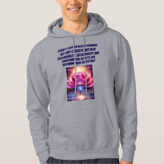 Hoffnung Blüten in der Nachhaltigkeit kultivieren Hoodie
