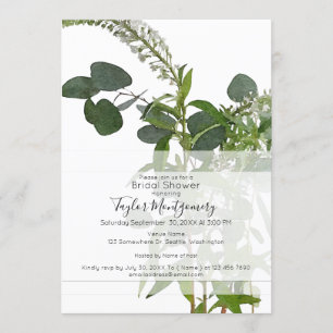 "Hoffnung" Botanisches Aquarell mit Eukalyptusblät Einladung
