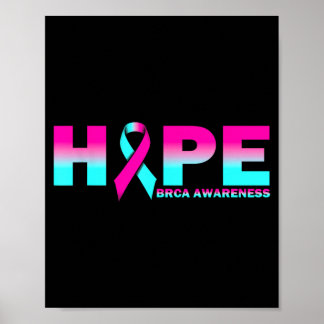 Hoffnung BRCA Bewusstsein Brustkrebs nk Band Poster