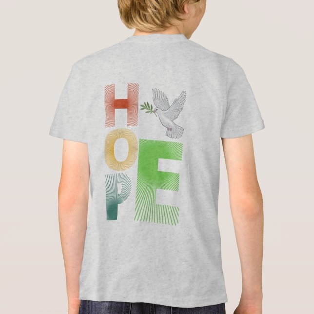 Hoffnung - Christlicher Glaube Inspirationsquelle Tri-Blend Shirt (Rückseite)