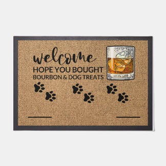 Hoffnung, dass Sie Bourbons und Hunde Leckereien b Fußmatte