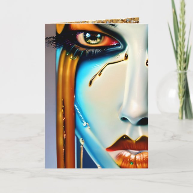 Hoffnung Dein Tag ist goldig Karte (Vorderseite)