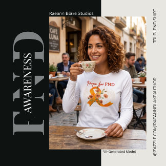 Hoffnung für FND-Bewusstsein Langarm-Tri-Blend-Shi Tri-Blend Shirt