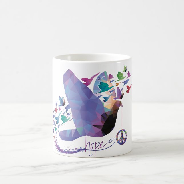 Hoffnung für Frieden - Tasse (Mittel)