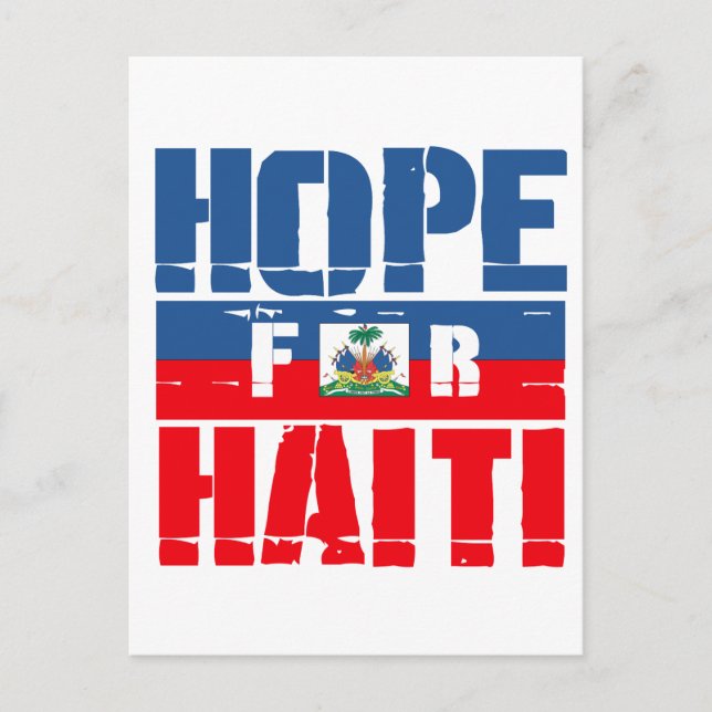 Hoffnung für Haiti Postkarte (Vorderseite)