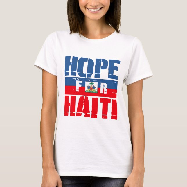 Hoffnung für Haiti T-Shirt (Vorderseite)