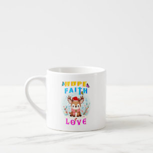 Hoffnung Glaube Liebe Espressotasse