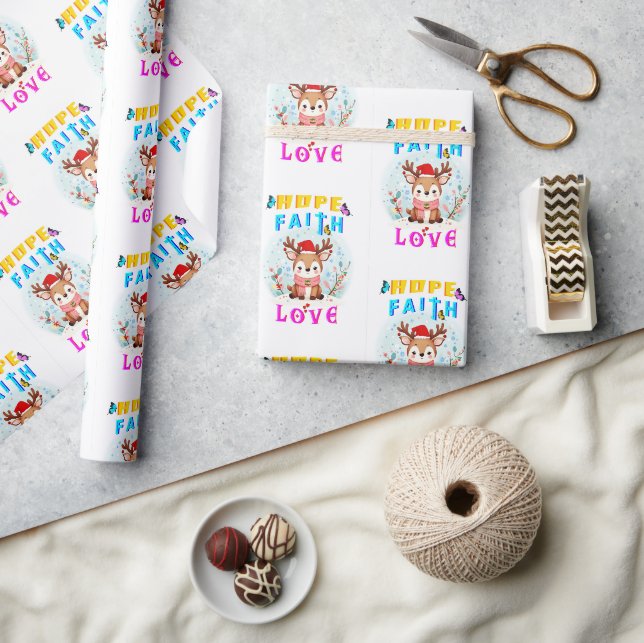 Hoffnung Glaube Liebe Geschenkpapier (Handwerk)