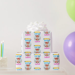 Hoffnung Glaube Liebe Geschenkpapier