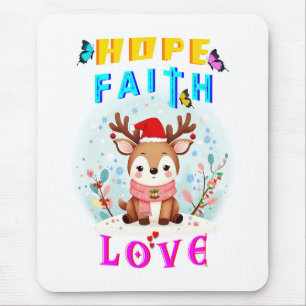 Hoffnung Glaube Liebe Mousepad