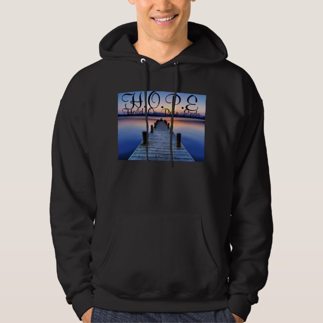 HOFFNUNG Griff auf den Schmerz beendet Hoodie (Vorderseite)