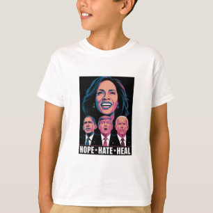 Hoffnung Hass Heilen Erheben Kamala 2024 T-Shirt