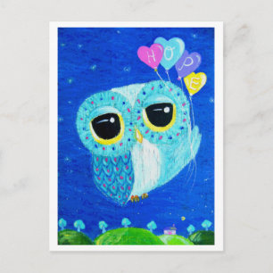 Hoffnung hebt mich höher postkarte