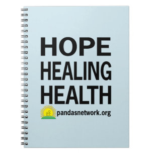 Hoffnung, heilend, Gesundheits-Notizbuch Notizblock