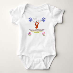 Hoffnung hier geboren baby strampler