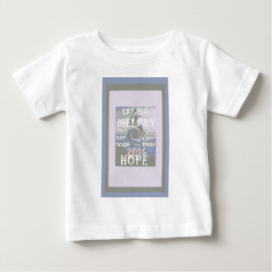 Hoffnung  Hillary USA Wir sind gemeinsam stärker Baby T-shirt