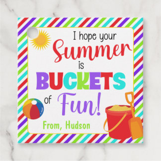 Hoffnung Ihr Sommer ist voller Spaß Geschenkanhänger