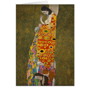 Hoffnung II von Gustav Klimt, Vintage Art Nouveau