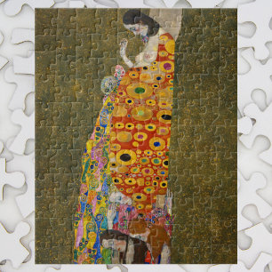 Hoffnung II von Gustav Klimt, Vintage Art Nouveau