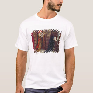 Hoffnung im Gefängnis der Verzweiflung (Öl auf T-Shirt