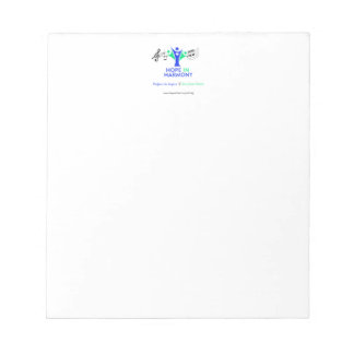Hoffnung im harmonischen Notepad Notizblock