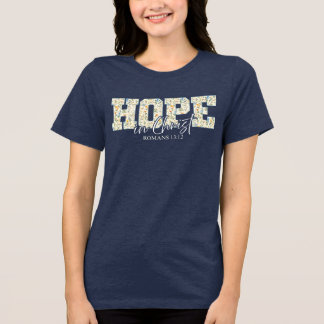 Hoffnung in Christus - Shirt der Blumenbibel
