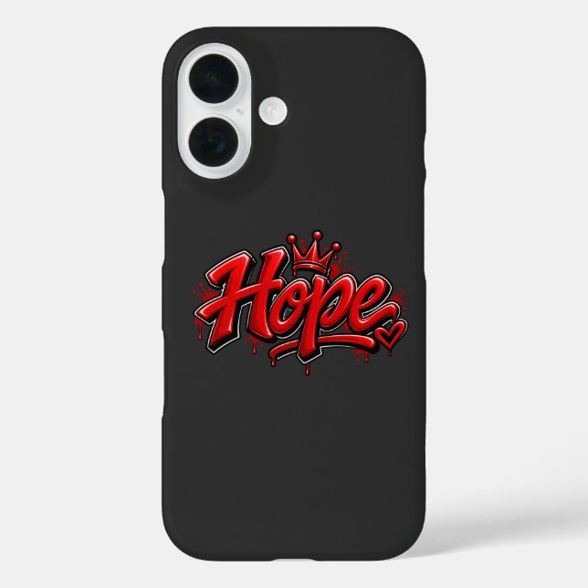 Hoffnung iPhone 16 Hülle (Rückseite)
