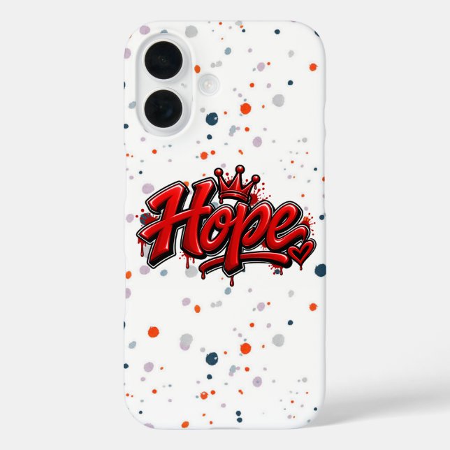 Hoffnung iPhone 16 Hülle (Rückseite)