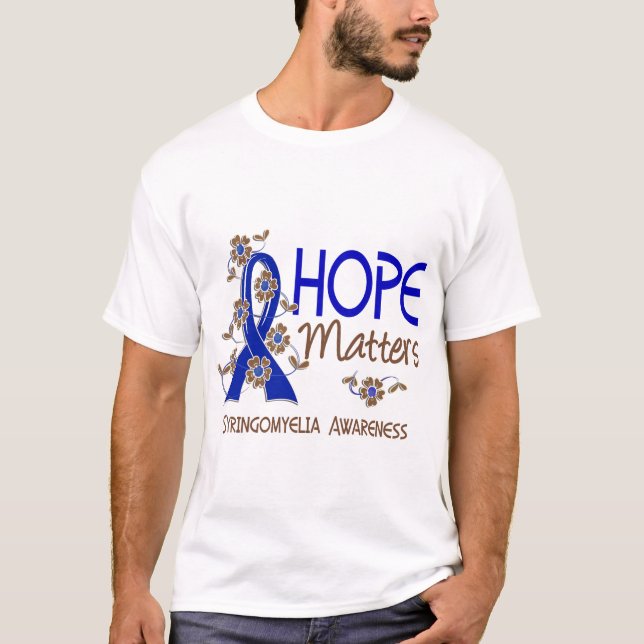 Hoffnung ist 3 Syringomyelie von Bedeutung T-Shirt (Vorderseite)