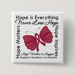 Hoffnung ist alles - Myeloma-Bewusstsein Button