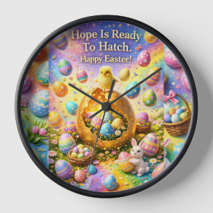 Hoffnung ist bereit magische glückliche Ostern Wan Uhr