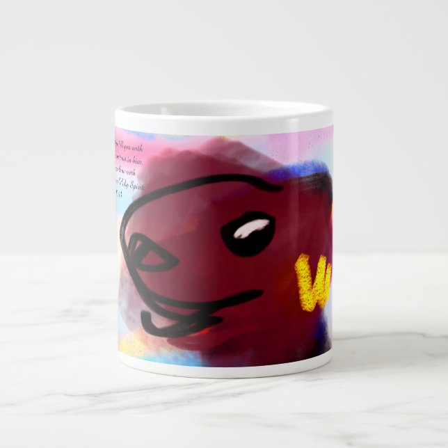 Hoffnung Jumbo-Tasse (Vorderseite)