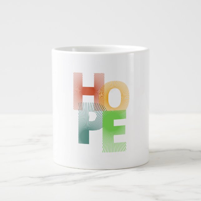 Hoffnung Jumbo-Tasse (Vorderseite)
