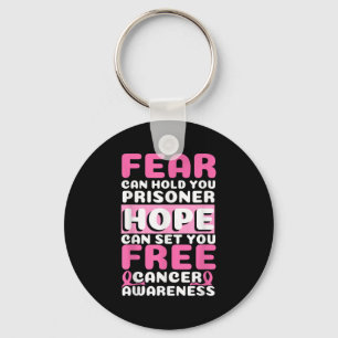 Hoffnung kann Set Sie frei _ rosa Band _ Brustkreb Schlüsselanhänger