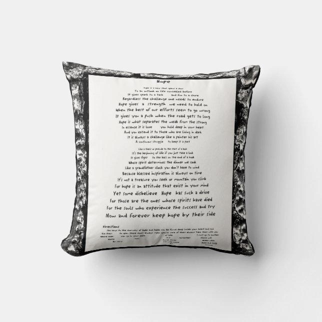 Hoffnung Kissen (Vorderseite)