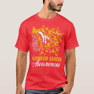 Hoffnung Liebe Kur Schmetterlinge Kinderkrebs Awar T-Shirt