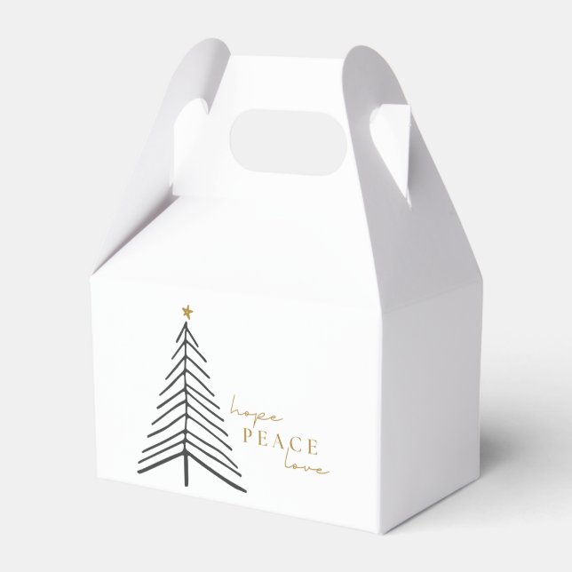 Hoffnung Liebe. Weihnachtsfeiertag - Gesichtskaste Geschenkschachtel (Vorderseite)