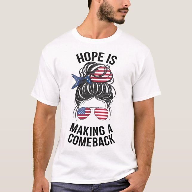 Hoffnung macht einen Comback Kamala Harris 2024 El T-Shirt (Vorderseite)