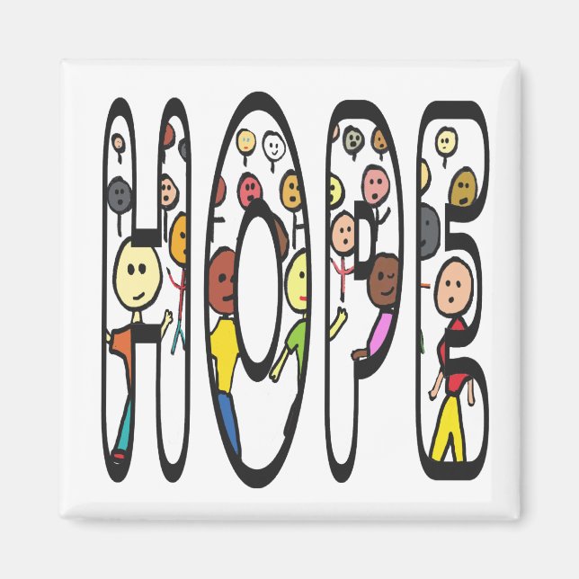 Hoffnung Magnet (Vorne)