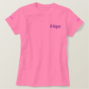 Hoffnung - maßgeschneidert besticktes T-Shirt