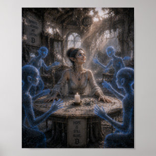 Hoffnung / Medium / Verlassener Spiritismussalon Poster