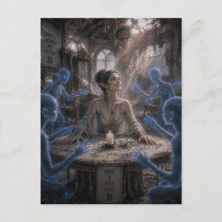 Hoffnung / Medium / Verlassener Spiritualismus-Sal Postkarte