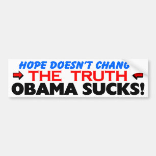 "Hoffnung" nicht "ändert" die Wahrheit: Obama ist Autoaufkleber