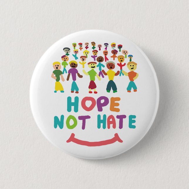 Hoffnung nicht hassen button (Vorderseite)