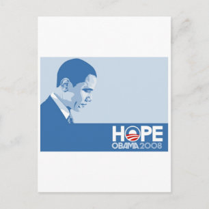 Hoffnung Obama Postkarte
