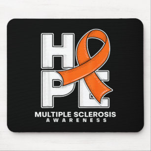 Hoffnung Orange Band Multiple Sklerose Bewusstsein Mousepad